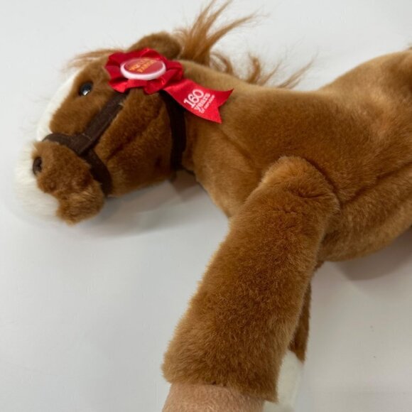 Wells Fargo Pony Mack Horse Stuffed Plush Toy Animal 160 Years of Service Ribbon - Picture 1 of 10